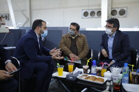 بازدید دستیار ویژه وزیر صمت از غرفه گروه فولاد مبارکه در نمایشگاه ایران‌متافو