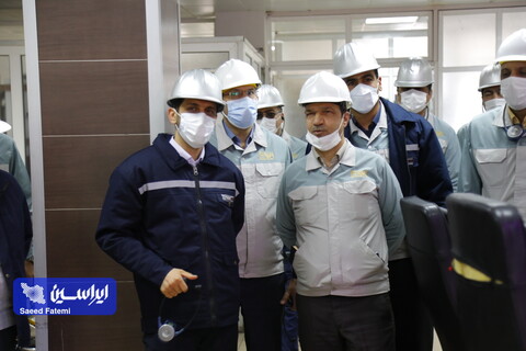 بازدید مدیرعامل و معاونین شرکت فولاد مبارکه از فولاد سبا