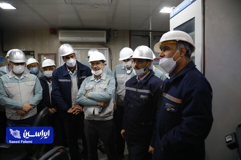بازدید مدیرعامل و معاونین شرکت فولاد مبارکه از فولاد سبا