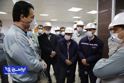 بازدید مدیرعامل و معاونین شرکت فولاد مبارکه از فولاد سبا