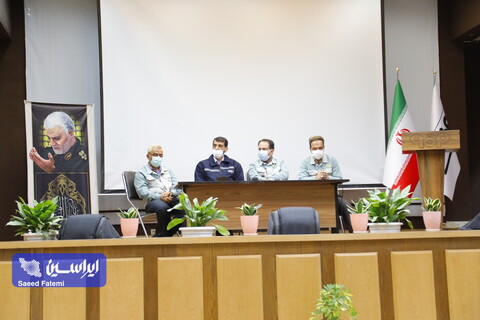 بازدید مدیرعامل و معاونین شرکت فولاد مبارکه از فولاد سبا