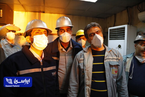 بازدید مدیرعامل و معاونین شرکت فولاد مبارکه از فولاد سبا