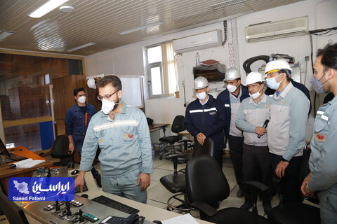بازدید مدیرعامل و معاونین شرکت فولاد مبارکه از فولاد سبا