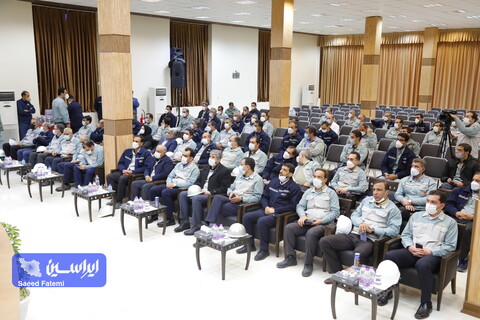 بازدید مدیرعامل و معاونین شرکت فولاد مبارکه از فولاد سبا