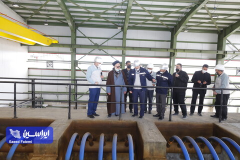 بازدید نماینده مردم اصفهان در مجلس خبرگان رهبری از شرکت فولاد مبارکه