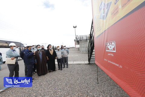 بازدید نماینده مردم اصفهان در مجلس خبرگان رهبری از شرکت فولاد مبارکه