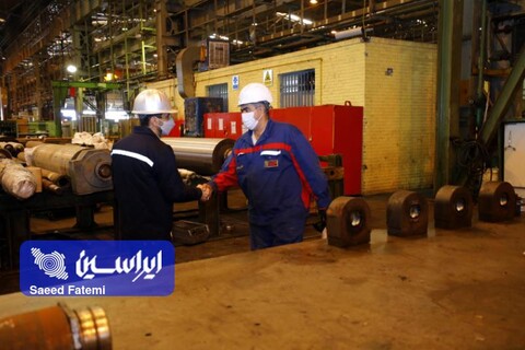 بازدید مدیرعامل  فولاد مباركه از بخش‌های مختلف واحدخدمات فنی و پشتیبانی این شركت