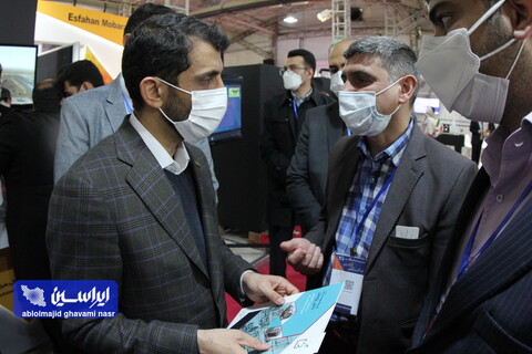 بازدید مدیرعامل فولاد مبارکه از نمایشگاه فولاد