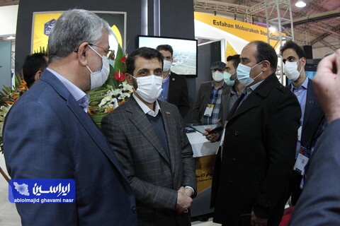 بازدید مدیرعامل فولاد مبارکه از نمایشگاه فولاد