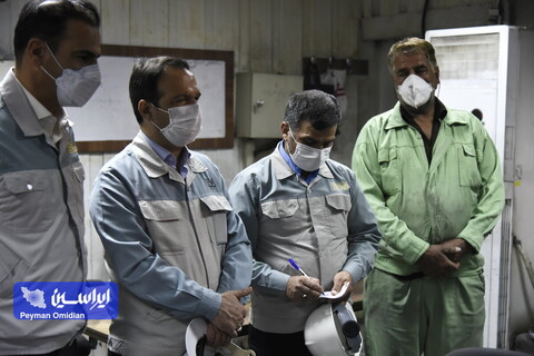 دیدار نوروزی معاون بهره‌برداری و معاون سرمایه‌‌های انسانی شرکت فولاد مبارکه به همراه مدير فولاد سبا