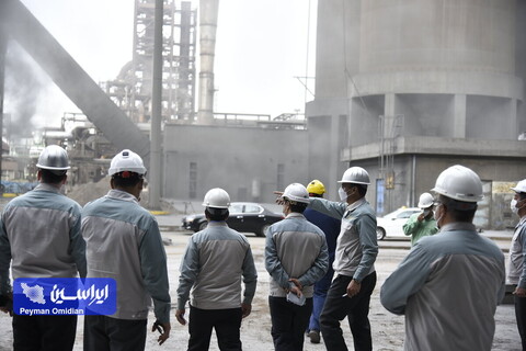 دیدار نوروزی معاون بهره‌برداری و معاون سرمایه‌‌های انسانی شرکت فولاد مبارکه به همراه مدير فولاد سبا