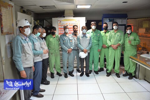 دیدار نوروزی مدیرعامل و معاونین فولاد مبارکه با کارکنان خطوط تولید و بخش‌های پشتیبانی و ستادی این شرکت