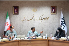 بازدید زهرا شیخی نماینده مردم اصفهان در مجلس شورای اسلامی از شرکت فولاد مبارکه