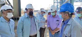 بازدید مدیرعامل فولاد خوزستان از شرکت صنعت فولاد شادگان