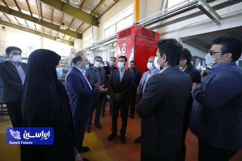 بازدید مدیرعامل شرکت فولاد مبارکه و هیات همراه از محل اجرای طرح ملی خودکفایی بذر کشور و دانشگاه آزاد اسلامی واحد شهر مجلسی