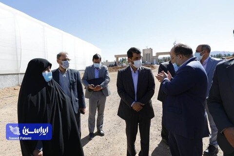 بازدید مدیرعامل شرکت فولاد مبارکه و هیات همراه از محل اجرای طرح ملی خودکفایی بذر کشور و دانشگاه آزاد اسلامی واحد شهر مجلسی