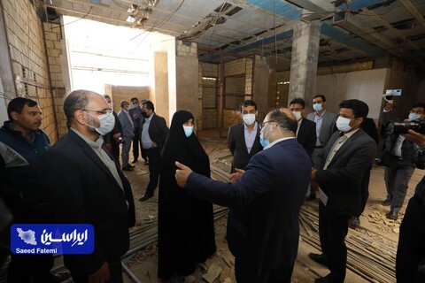 بازدید مدیرعامل شرکت فولاد مبارکه و هیات همراه از محل اجرای طرح ملی خودکفایی بذر کشور و دانشگاه آزاد اسلامی واحد شهر مجلسی