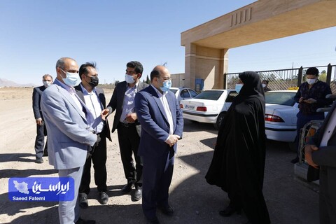 بازدید مدیرعامل شرکت فولاد مبارکه و هیات همراه از محل اجرای طرح ملی خودکفایی بذر کشور و دانشگاه آزاد اسلامی واحد شهر مجلسی