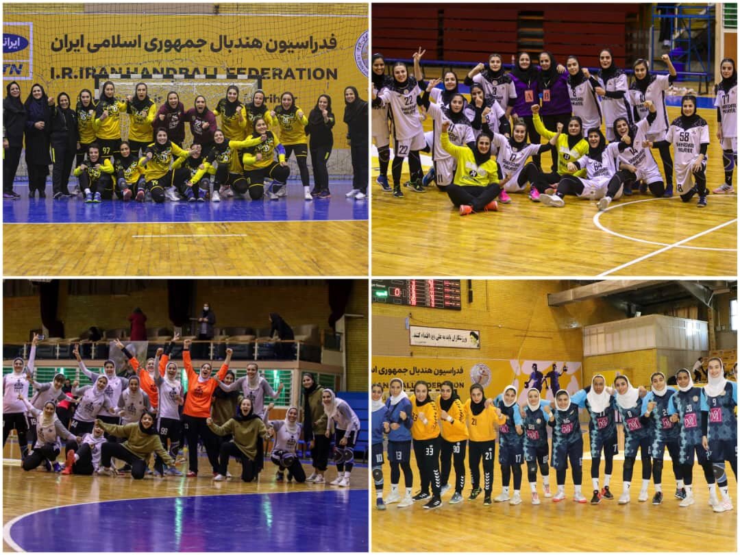 جدال سپاهان و شهید شاملی در هندبال بانوان