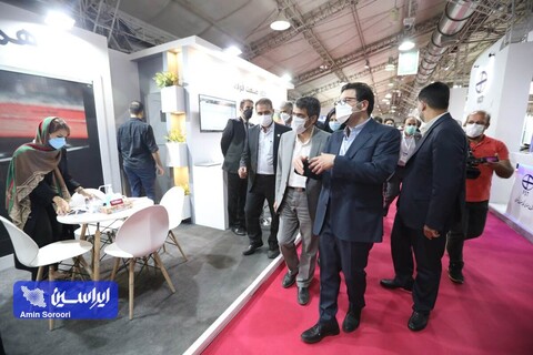 بازدید معاون وزیر صمت از نمایشگاه چشم‌انداز صنعت فولاد و سنگ‌آهن ایران