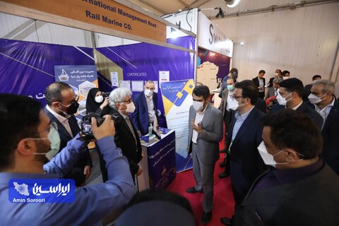 بازدید معاون وزیر صمت از نمایشگاه چشم‌انداز صنعت فولاد و سنگ‌ آهن ایران