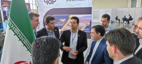 رایزن اقتصادی ایران در ازبکستان از غرفه فولاد مبارکه در نمایشگاه اوزاکسپو بازدید کرد
