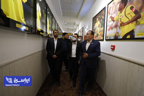 بازدید مدیران روابط عمومی حوزه معدن و صنایع معدنی ایران از باشگاه فولاد مبارکه سپاهان و ورزشگاه نقش جهان
