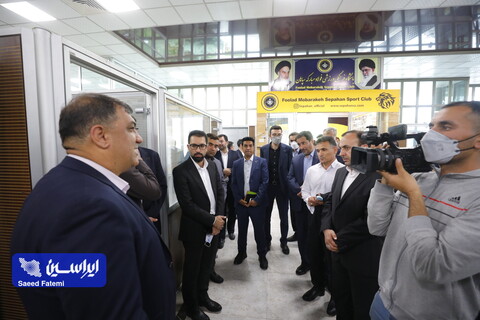 بازدید مدیران روابط عمومی حوزه معدن و صنایع معدنی ایران از باشگاه فولاد مبارکه سپاهان و ورزشگاه نقش جهان