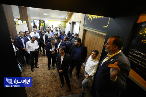 بازدید مدیران روابط عمومی حوزه معدن و صنایع معدنی ایران از باشگاه فولاد مبارکه سپاهان و ورزشگاه نقش جهان