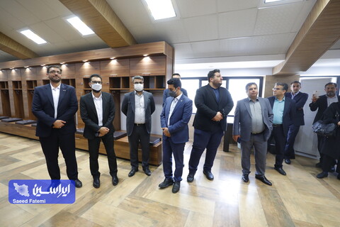 بازدید مدیران روابط عمومی حوزه معدن و صنایع معدنی ایران از باشگاه فولاد مبارکه سپاهان و ورزشگاه نقش جهان