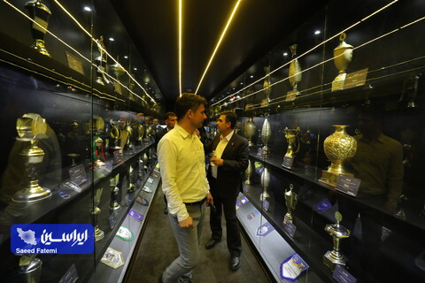 بازدید مدیران روابط عمومی حوزه معدن و صنایع معدنی ایران از باشگاه فولاد مبارکه سپاهان و ورزشگاه نقش جهان