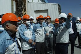 بازدید مدیرعامل فولاد مبارکه از شرکت فولاد تاراز