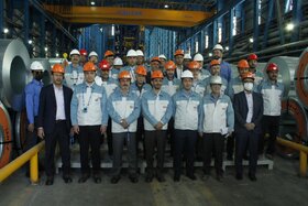 بازدید مدیرعامل شرکت فولاد مبارکه از شرکت فولاد تاراز