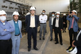 بازدید مدیران روابط عمومی حوزه معدن و صنایع معدنی ایران از خطوط تولید شرکت فولاد مبارکه