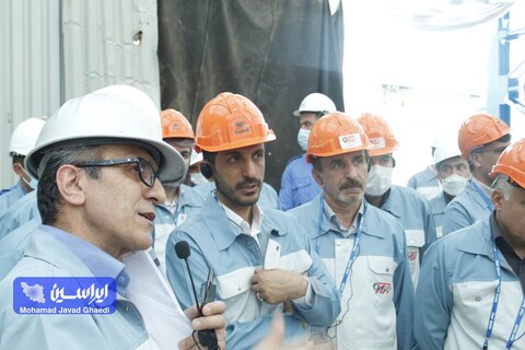 بازدید مدیرعامل فولاد مبارکه از شرکت فولاد تاراز