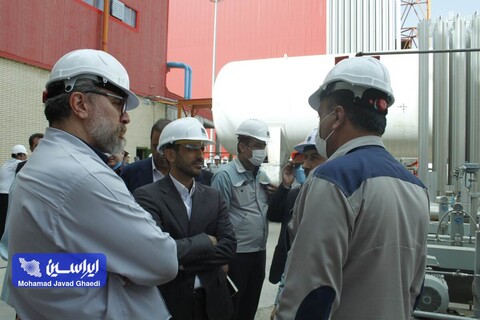 بازدید مدیرعامل شرکت فولاد مبارکه از شرکت فولاد سفیددشت