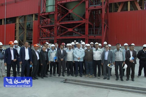 بازدید مدیرعامل شرکت فولاد مبارکه از شرکت فولاد سفیددشت چهارمحال و بختیاری