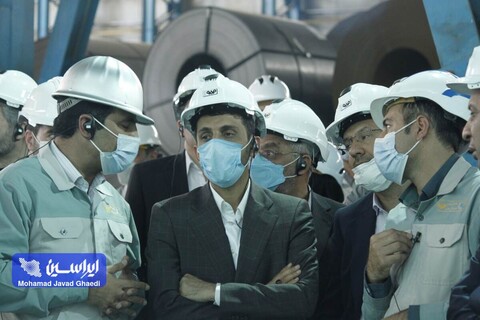 بازدید مدیرعامل شرکت فولاد مبارکه از شرکت ورق‌خودرو چهارمحال و بختیاری