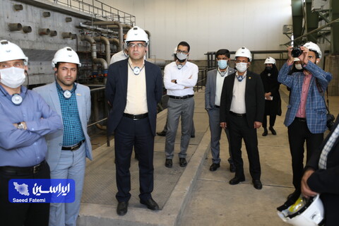 بازدید مدیران روابط عمومی حوزه معدن و صنایع معدنی ایران از خطوط تولید شرکت فولاد مبارکه