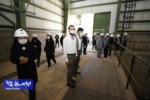 بازدید مدیران روابط عمومی حوزه معدن و صنایع معدنی ایران از خطوط تولید شرکت فولاد مبارکه