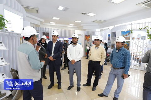 بازدید مدیران روابط عمومی حوزه معدن و صنایع معدنی ایران از خطوط تولید شرکت فولاد مبارکه