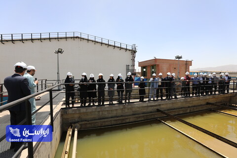 بازدید مدیران روابط عمومی حوزه معدن و صنایع معدنی ایران از خطوط تولید شرکت فولاد مبارکه