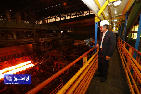 بازدید مدیران روابط عمومی حوزه معدن و صنایع معدنی ایران از خطوط تولید شرکت فولاد مبارکه