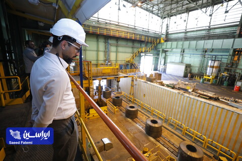 بازدید مدیران روابط عمومی حوزه معدن و صنایع معدنی ایران از خطوط تولید شرکت فولاد مبارکه