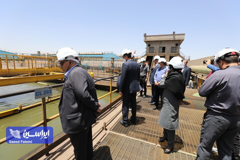 بازدید مدیران روابط عمومی حوزه معدن و صنایع معدنی ایران از خطوط تولید شرکت فولاد مبارکه