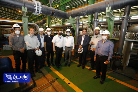 بازدید مدیران روابط عمومی حوزه معدن و صنایع معدنی ایران از خطوط تولید شرکت فولاد مبارکه