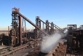 ثبت رکورد جدید تولید ماهیانه آهن اسفنجی در شرکت فولاد مبارکه