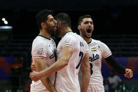 مصاف تیم ملی والیبال ایران و چین در لیگ ملت‌ها