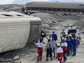 افزایش فوتی‌های حادثه قطار در طبس به ۲۱ نفر/۸۷ نفر مصدوم شدند