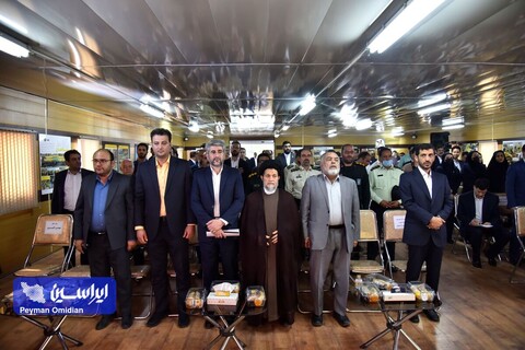 مراسم افتتاحیه سالن تیر اندازی شهید محسن خزایی
